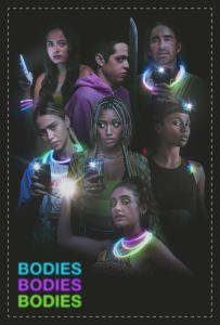 Poster for the movie "Bodies Bodies Bodies"
